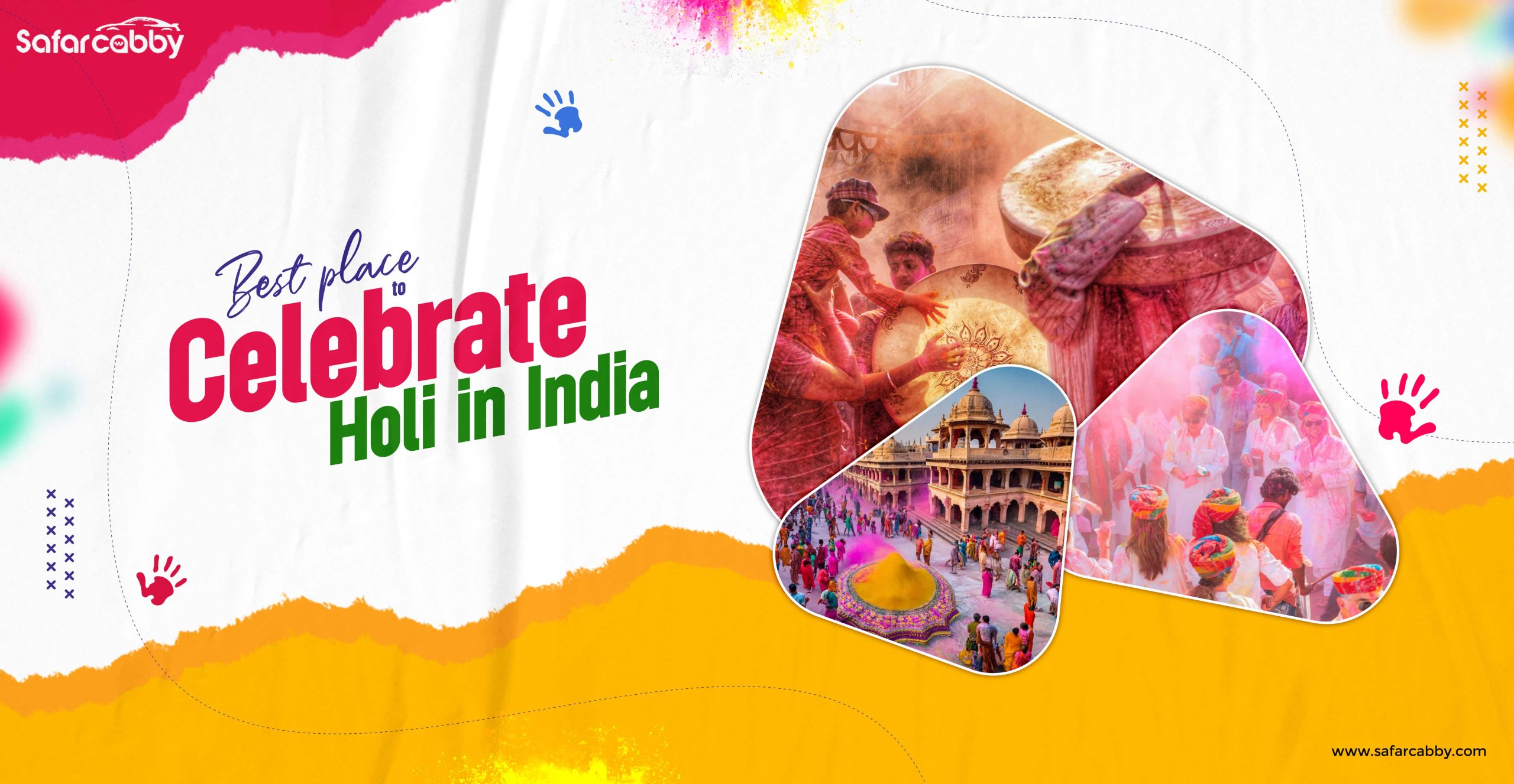 Places to celebrate holi